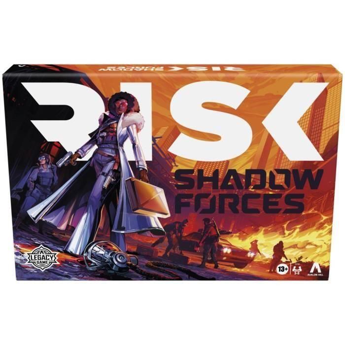 Risk Shadow Forces, juego de estrategia, juego de mesa Legacy para familias y adultos, 13 años, de 3 a 5 jugadores, Avalon Hill Risk Shadow Forces, juego de estrategia, juego de mesa Legacy para familias y adultos, 13 años, de 3 a 5 jugadores, Avalon Hill