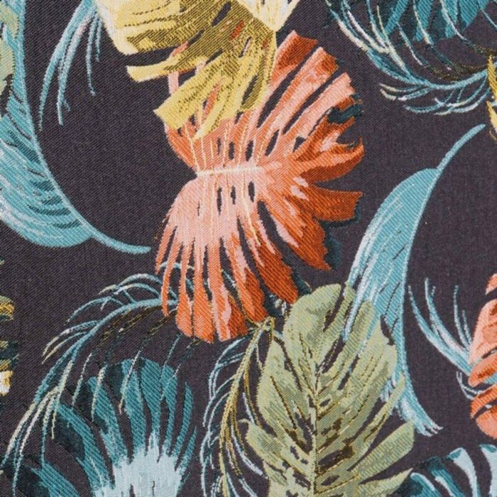DKD Home Decor Cabecero de Cama Tropical 160 cm Ancho x 60 cm Alto, Poliéster, Madera y MDF, Hecho a mano, Desmontable 2 DKD Home Decor Cabecero de Cama Tropical 160 cm Ancho x 60 cm Alto, Poliéster, Madera y MDF, Hecho a mano, Desmontable 2