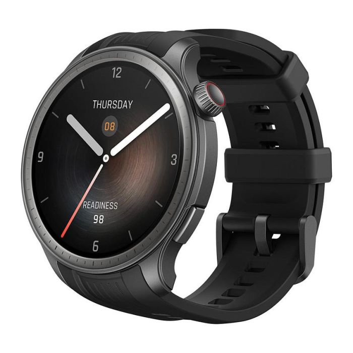 Amazfit Balance - Reloj Inteligente con Pantalla AMOLED de 1.5", GPS, Bluetooth, Monitor de Ritmo Cardiaco, 14 Días de Batería, Resitencia 5 ATM, Color Negro Midnight