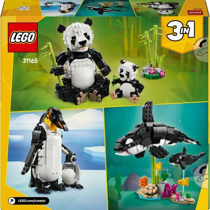 Lego 31165 Animales salvajes: Familia Panda Juego de Construcción 3 en 1 para Niñas y Niños de 8 Años en Adelante 5 Lego 31165 Animales salvajes: Familia Panda Juego de Construcción 3 en 1 para Niñas y Niños de 8 Años en Adelante 5