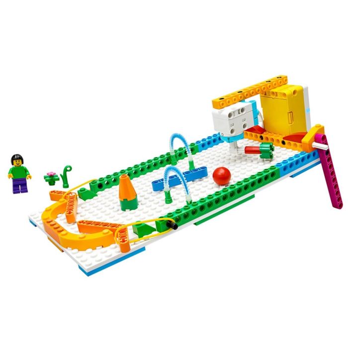 LEGO Education SPIKE Essential Set de 449 Piezas para Aprendizaje STEAM, 4 Minifiguras, Hub Inteligente, Motores, Sensor de Color y Caja de Almacenamiento LEGO Education SPIKE Essential Set de 449 Piezas para Aprendizaje STEAM, 4 Minifiguras, Hub Inteligente, Motores, Sensor de Color y Caja de Almacenamiento