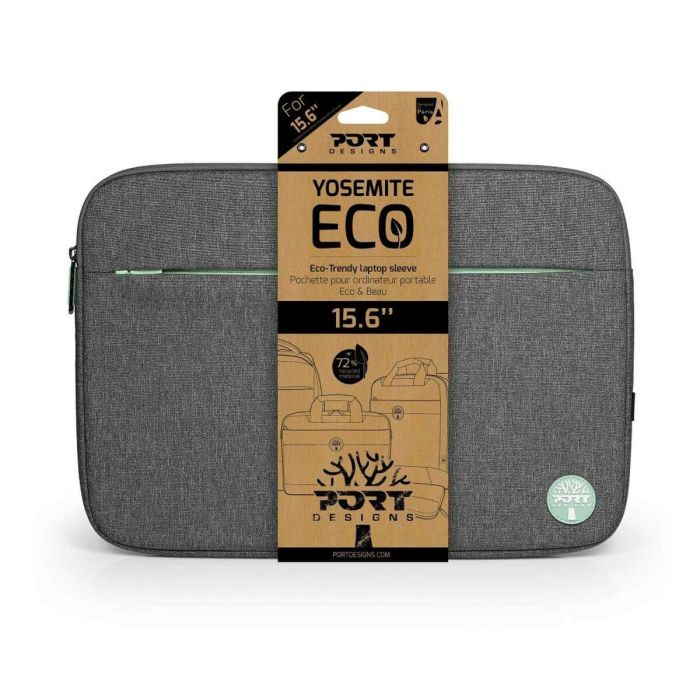 Funda para Portátil Port Designs YOSEMITE Eco Gris Monocromo 15,6" 22 Funda para Portátil Port Designs YOSEMITE Eco Gris Monocromo 15,6" 22