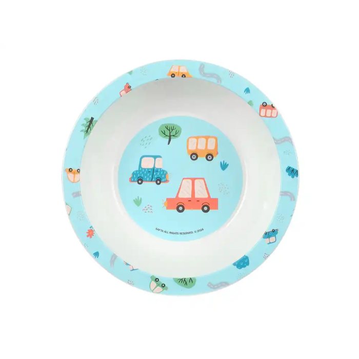 Set de vajilla infantil Safta Coches Poliéster 26 x 26 x 9 cm 2
