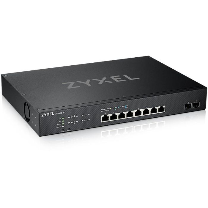 Zyxel XS1930-10-ZZ0101F Switch Gestionado L3 8 Puertos RJ45 10G + 2 Puertos SFP+ 10G Montaje en rack