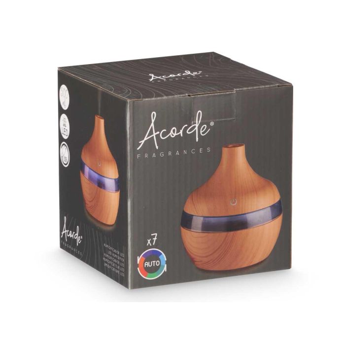 Arte Regal Humidificador Redondo con Acabado Madera, Fabricado en Plástico ABS, de 11x11.5x11 cm (12 Unidades) 2