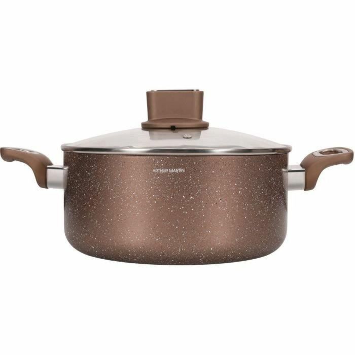 Arthur Martin AM5531 Olla de Aluminio de 28 cm con Tapa de Vidrio, Compatible con Inducción y Todas las Fuentes de Calor 0 Arthur Martin AM5531 Olla de Aluminio de 28 cm con Tapa de Vidrio, Compatible con Inducción y Todas las Fuentes de Calor 0