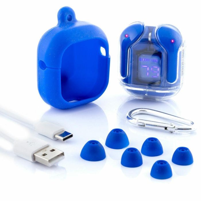 Auriculares Inalámbricos con Estuche de Carga Blue InnovaGoods 2