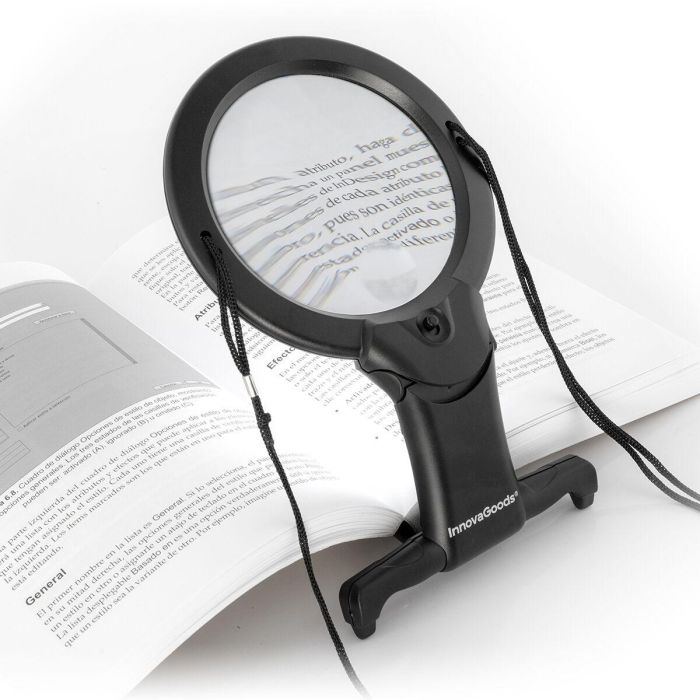 Lupa Manos Libres con luz LED Zooled InnovaGoods 5 Lupa Manos Libres con luz LED Zooled InnovaGoods 5
