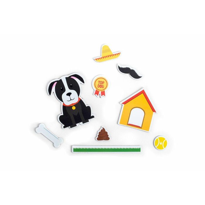Imanes Magnet & Steel Perro Multicolor Metal 9 Piezas 2 Imanes Magnet & Steel Perro Multicolor Metal 9 Piezas 2