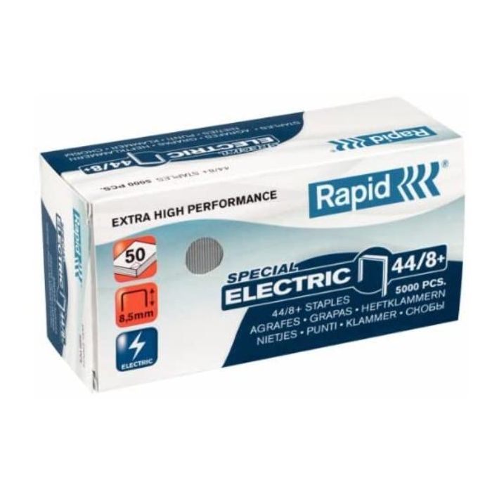 Rapid Grapas Super Strong 44-8+ Galvanizadas -Caja De 5000-