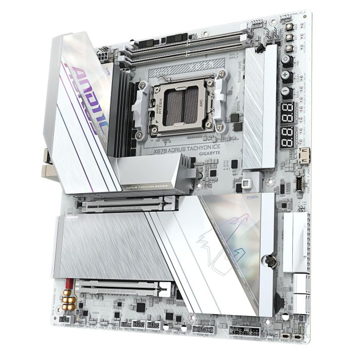 Gigabyte X870 AORUS TACHYON ICE Placa Base, AMD X870, Socket AM5, ATX, DDR5