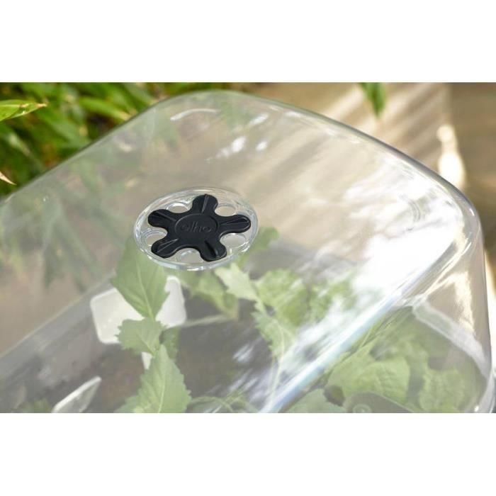 Huerto de pie ELHO Noa - Negro - L 79 x B 39 x H 94 cm - cultivo y cosecha - 100% reciclado 4 Huerto de pie ELHO Noa - Negro - L 79 x B 39 x H 94 cm - cultivo y cosecha - 100% reciclado 4