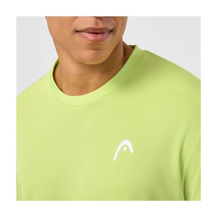 Camiseta de Manga Corta Hombre Head Slice II Verde limón Pádel M 1