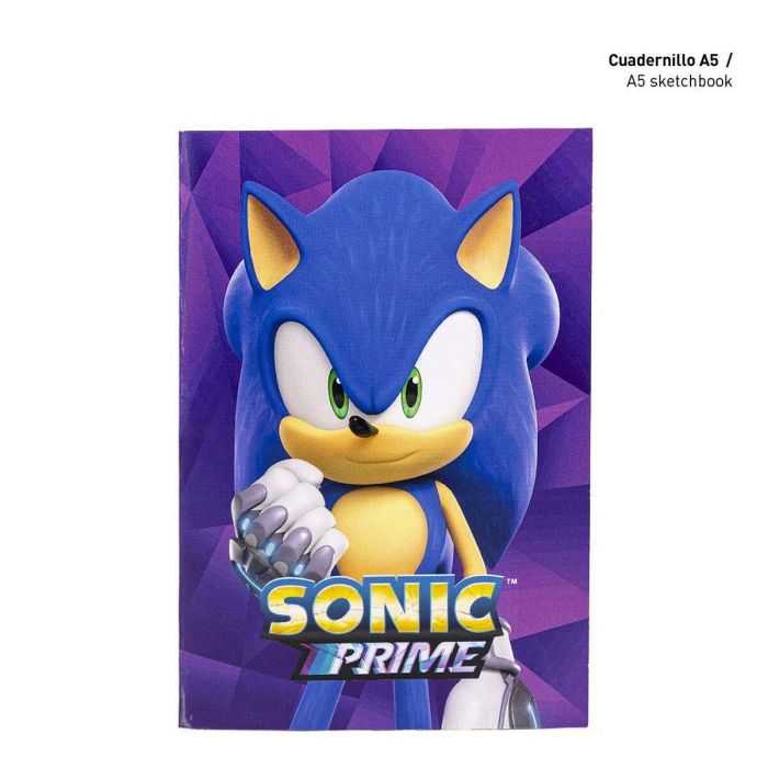 Set de papelería coloreable sonic prime 3 Set de papelería coloreable sonic prime 3