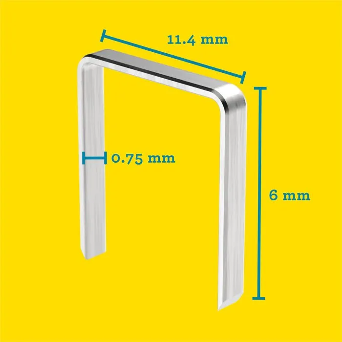 Rapid Agraf 5000 grapas n° 53 Rapid Agraf 6mm 1