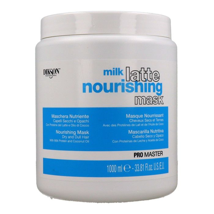 Dikson Promaster Milk Latte Mascarilla Nutritiva con Proteínas de Leche y Aceite de Coco 1000 ml