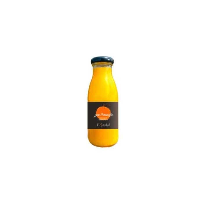 EKOTREBOL Zumo de Naranja Bio 250 ml - 100% Natural, No Concentrado, Sin Aditivos ni Conservantes