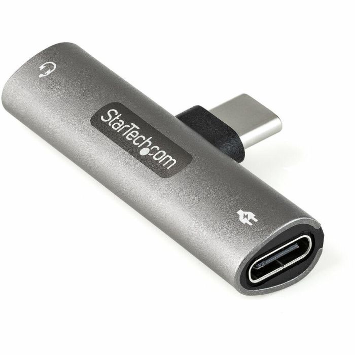 Adaptador USB C a Jack 3.5 mm Startech CDP235APDM Plata