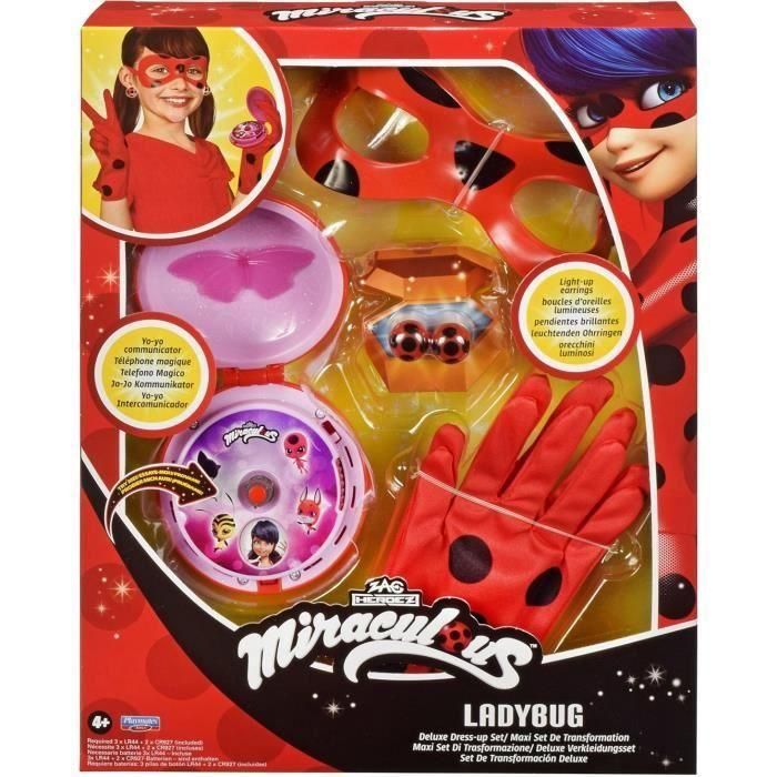 BANDAI P50619 - Set de transformación de lujo Miraculous Ladybug 0 BANDAI P50619 - Set de transformación de lujo Miraculous Ladybug 0
