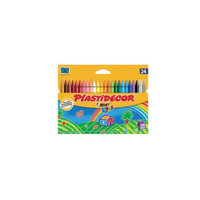 Plastidecor Ceras Kids Colores Surtidos Estuche 24 Ud Plastidecor Ceras Kids Colores Surtidos Estuche 24 Ud