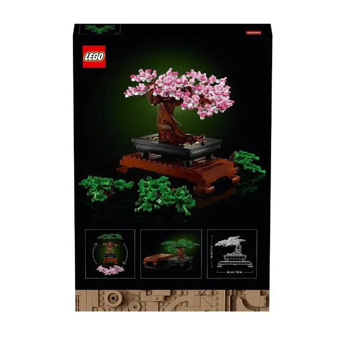 LEGO Creator Expert Bonsai Baum, Juego de construcción de 878 piezas para adultos 4 LEGO Creator Expert Bonsai Baum, Juego de construcción de 878 piezas para adultos 4
