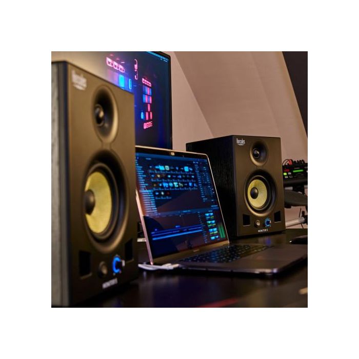 Hercules Monitor 5 Altavoz de 2 vías 80 W Negro para DJ - 4780905 3 Hercules Monitor 5 Altavoz de 2 vías 80 W Negro para DJ - 4780905 3