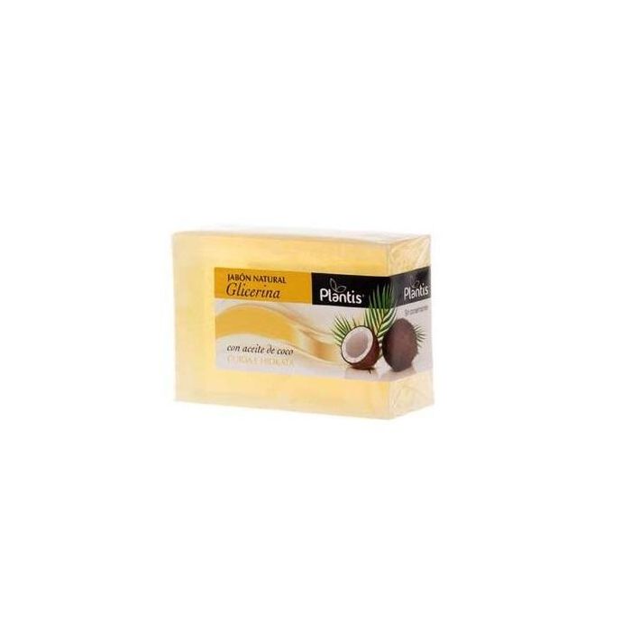 ARTESANIA Jabón de Glicerina con Coco para Manos, Cara y Cuerpo, Hidratante y Cuidado de la Piel, 120g