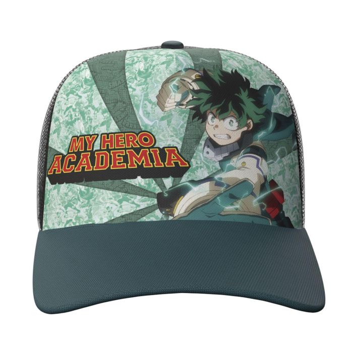 CYP Brands Gorra My Hero Academia con diseño de Deku y trasera de rejilla