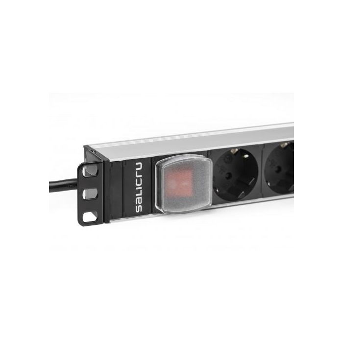 Salicru SPS 12F PDU C13/C14 Regleta de Distribución de Energía Negra 1U 19" 12 Salidas AC 10A Interruptor Integrado 2 Salicru SPS 12F PDU C13/C14 Regleta de Distribución de Energía Negra 1U 19" 12 Salidas AC 10A Interruptor Integrado 2