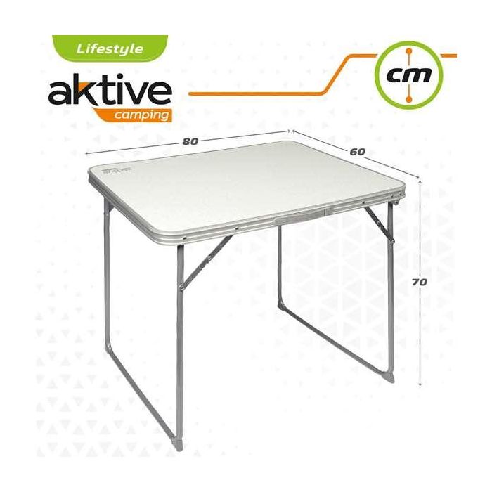 Mesa Plegable Aktive 80 x 70 x 60 cm 7