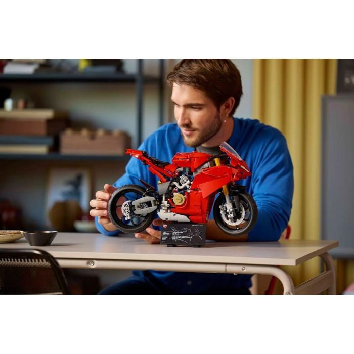 LEGO 42202 Technic Ducati Panigale V4 S Motocicleta para Construir para Adultos 3 LEGO 42202 Technic Ducati Panigale V4 S Motocicleta para Construir para Adultos 3