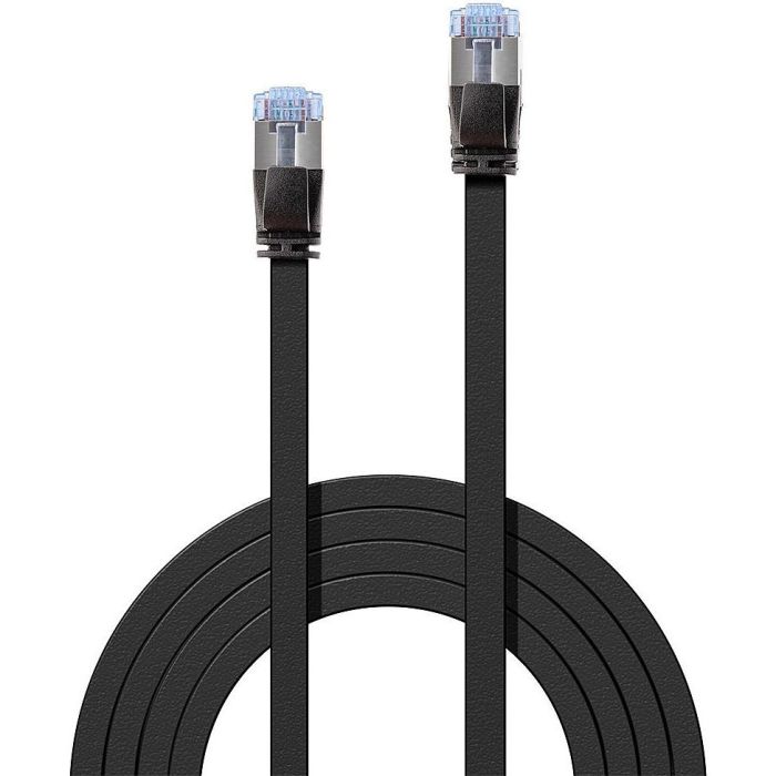 LINDY 47483 Cable Patch Cat6A U/FTP Flachband Negro 3.00m 2