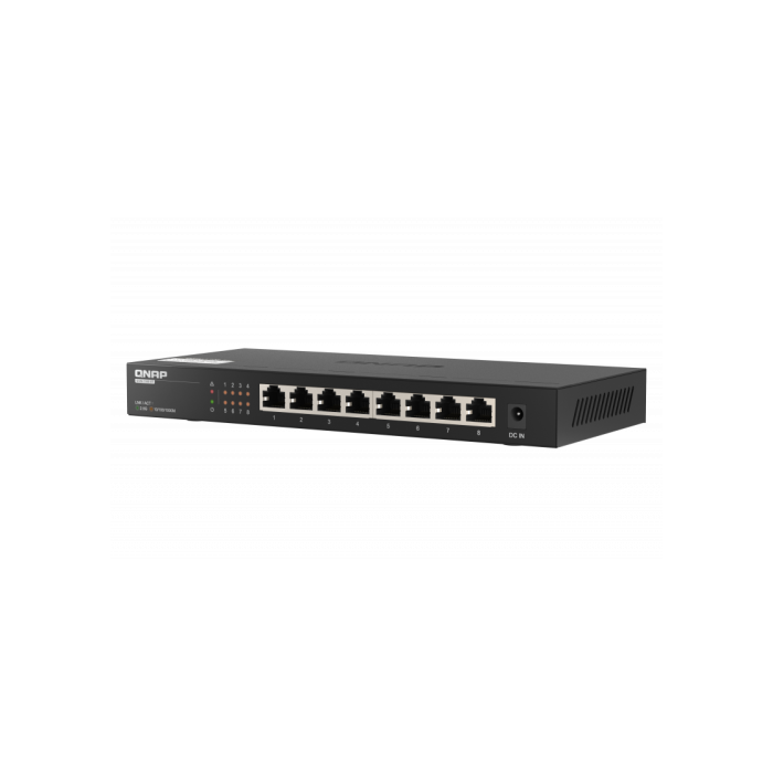 QNAP QSW-1108-8T Switch de Red Multi-Gigabit 8 Puertos RJ-45 2.5GbE, No Gestionable, Plug & Play, Silencioso, Detección de bucles 3 QNAP QSW-1108-8T Switch de Red Multi-Gigabit 8 Puertos RJ-45 2.5GbE, No Gestionable, Plug & Play, Silencioso, Detección de bucles 3