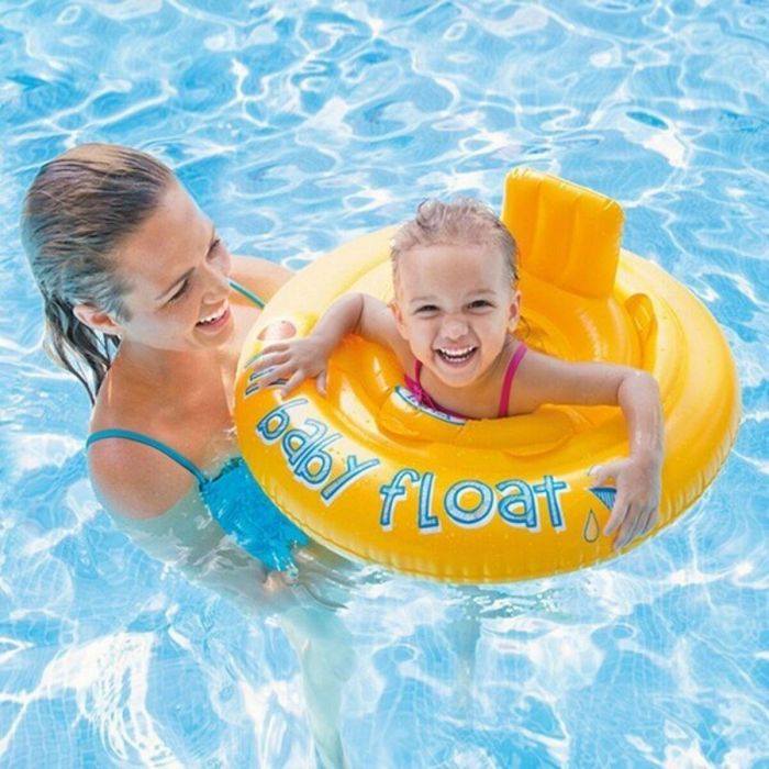 Intex Flotador Redondo 70 cm para Bebé de 6 a 12 Meses, Material PVC Intex Flotador Redondo 70 cm para Bebé de 6 a 12 Meses, Material PVC