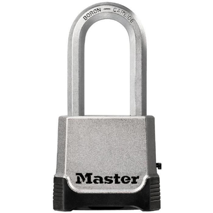 Master Lock M176EURDLH Candado Excell de combinación programable con llave de emergencia 56 mm de zinc, arco Tough-Cut para exterior Master Lock M176EURDLH Candado Excell de combinación programable con llave de emergencia 56 mm de zinc, arco Tough-Cut para exterior