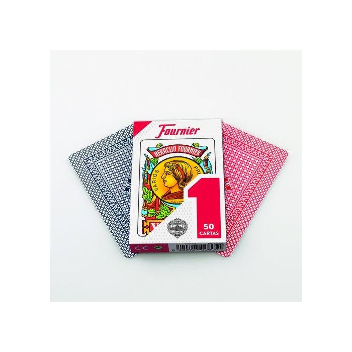 Fournier Nº1/50 Baraja Española 50 Cartas Estuche Cartulina para +8 años