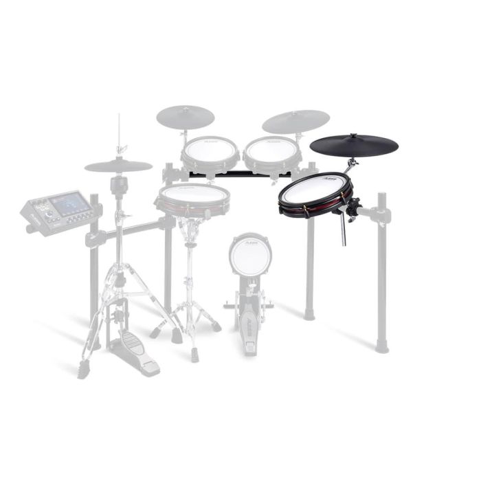 ALESIS Strata Club - Pack Expansión con Pad de Malla Doble Zona de 12" y Plato ARC 360 de 16" Triple Zona para Batería Electrónica