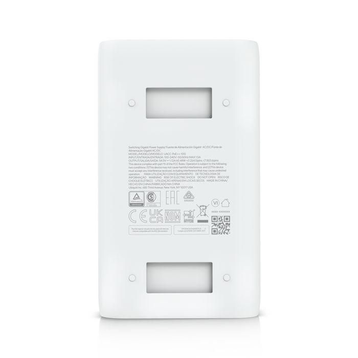 Ubiquiti 10G PoE++ Adapter (60W), 54V DC @ 1.12A, 106 x 63 x 34 mm (4.2 x 2.5 x 1.3") 1 Ubiquiti 10G PoE++ Adapter (60W), 54V DC @ 1.12A, 106 x 63 x 34 mm (4.2 x 2.5 x 1.3") 1
