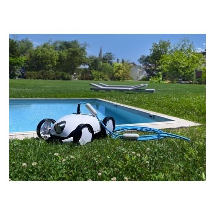 BESTWAY WALLI Robot de limpieza autónomo eléctrico para piscinas de fondo, superficie, elevadas y autoportantes, con filtros 2