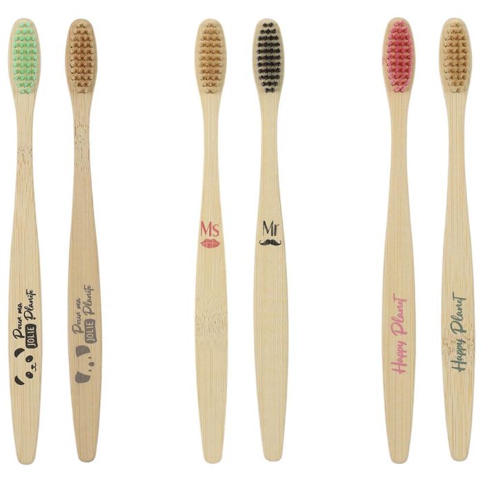 Cosmetic Club Juego 2 Cepillos Dientes Bambú Suaves Ecológicos 2 Cosmetic Club Juego 2 Cepillos Dientes Bambú Suaves Ecológicos 2