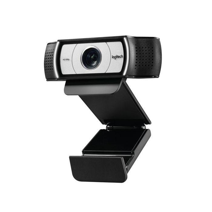 Logitech C930e Cámara Web USB Full HD 1080p con Micrófonos Estereofónicos, Obturador de Privacidad y RightLight 2 para Videollamadas
