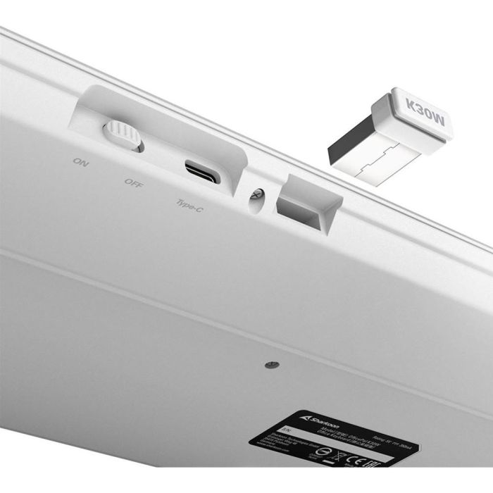 Sharkoon OfficePal K30W DE Layout Rubberdome weiß 6