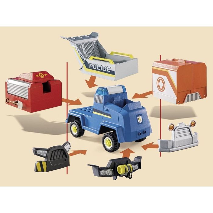 Playmobil Duck On Call Vehículo de Emergencia Policía con Figura y Accesorios para Niños a partir de 3 Años 1 Playmobil Duck On Call Vehículo de Emergencia Policía con Figura y Accesorios para Niños a partir de 3 Años 1