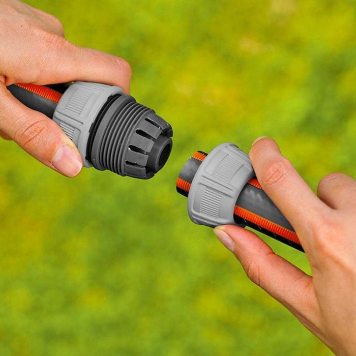 Gardena Reparador de manguera ¾ pulg 19 mm Gris Polipropileno Unión