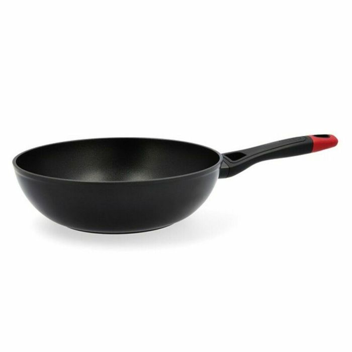 Sartén Wok Pyrex Negro Aluminio 18 Sartén Wok Pyrex Negro Aluminio 18