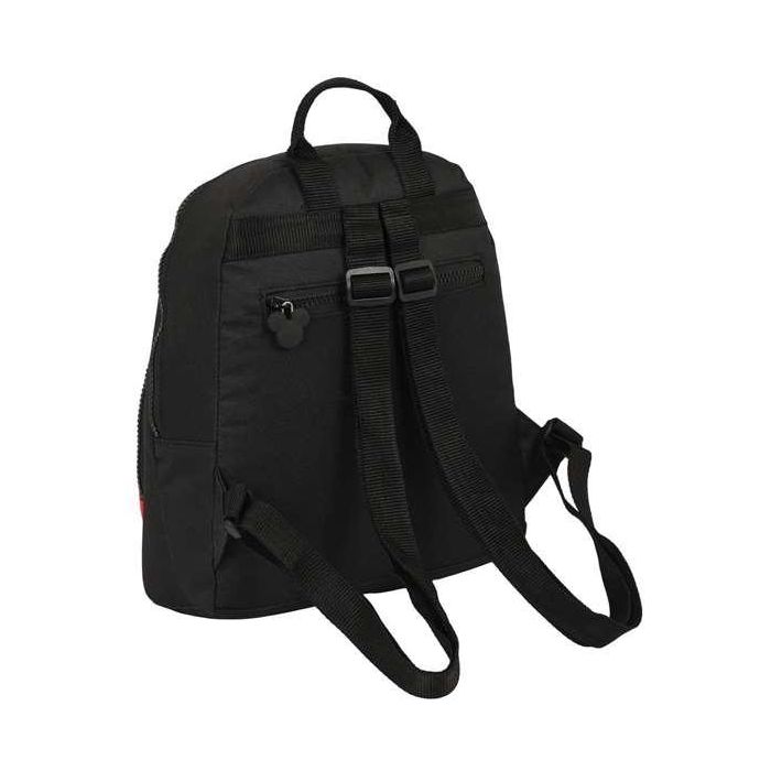 Mochila Casual Mickey Mouse Clubhouse Mickey mood Negro Rojo 25 x 30 x 13 cm 6