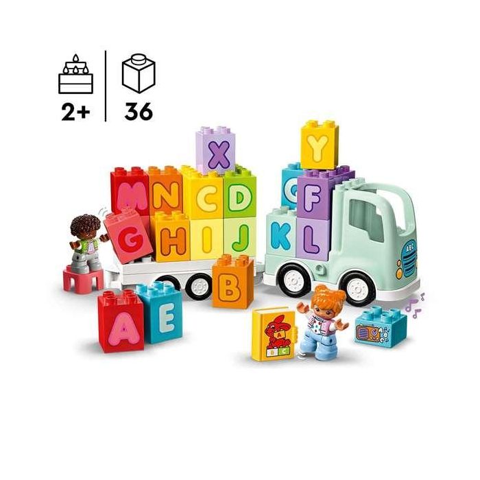 Lego Juego de Construcción Camión del Alfabeto Duplo para Niños y Niñas a Partir de 2 Años 2 Lego Juego de Construcción Camión del Alfabeto Duplo para Niños y Niñas a Partir de 2 Años 2