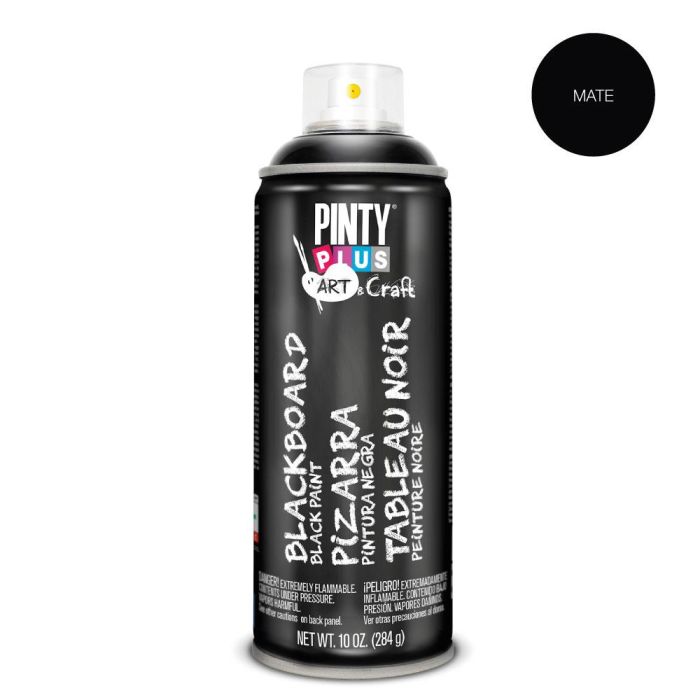 Pinty Plus Pintura en spray Art & Craft pizarra 520cc negro