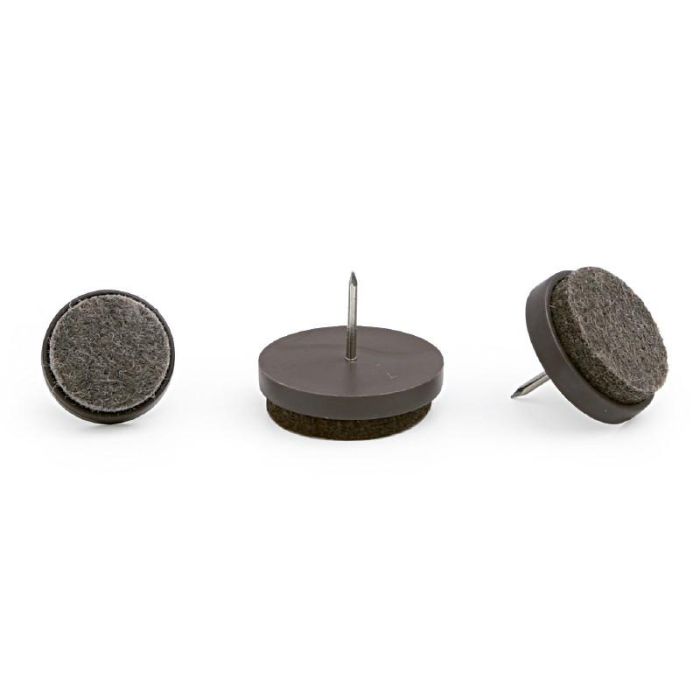 Herrajes Alk Kofu Deslizante de Fieltro Ø28mm Antirruido y Antirrayaduras para Muebles