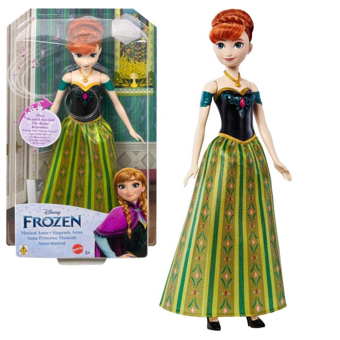 Muñeca Anna Musical Solo Sonidos Hmg47 Disney Frozen